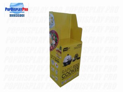 China Glossy/shining laminated Point Of Sales Displays Rapid Egg Cooker POS Cardboard Displays for sale