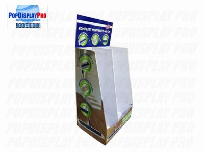 China Recyclable Half Pallet Corrugated Retail Shipper Display For Cleaning Moppers for sale