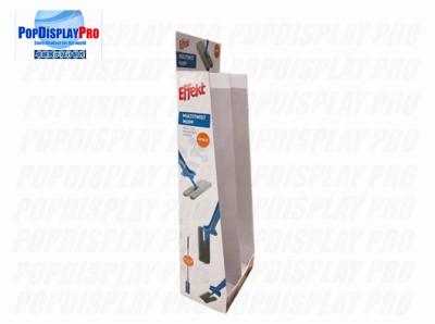 China Temporary Merchandising Print Divider Retail Shipper Display for Effekt Moppers for sale