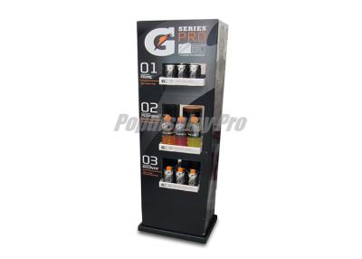 China Eye - Catching Standee Display 3 Shelves For Natural Drinking Juice for sale