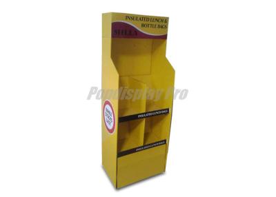 China Yellow Recyclable Cardboard Stand Up Display Personalized Lightduty Weight for sale