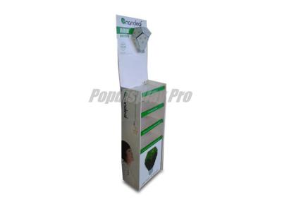 China 3D Poster Printed Cardboard Shelf Display Recyclable For Green Led Lights for sale
