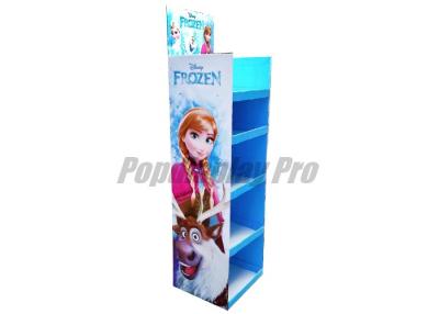 China Floor Standing Cardboard Retail Display Shelves Eye - Catching for sale