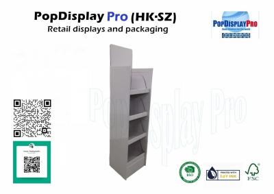中国 Freely Standing Pouched Snacks Visual Merchandising Print Retail Shipper Display in Stores 販売のため