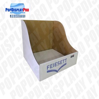China Simple Eye Catching Countertop Cardboard Display Shelf Ready With 4 Color Printed for sale