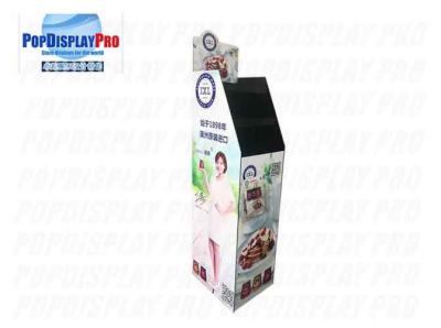 Chine Étagère polychrome de merchandisage de 3 rangées imprimée par écran en soie à vendre