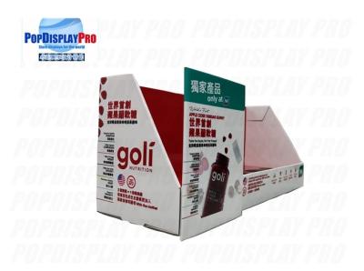 China Store Advertising Retail Shipper Display 4C Printed End Cap Shelving for sale