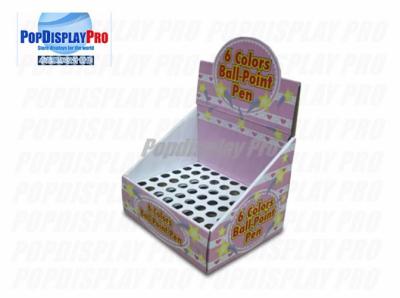 China Environment Friendly Cardboard Counter Display 350gsm With Divider for sale