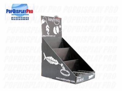 China 4C Offset Counter Display Boxes Honeycomb Paper 3 Tiers Key Ring 300gsm for sale