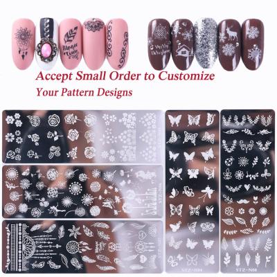 China Professional OEM Custom Stainless Steel Stamp Plate Pattern Designs Matriel Stamping Pour Ongle Nail Stamping Plates for sale