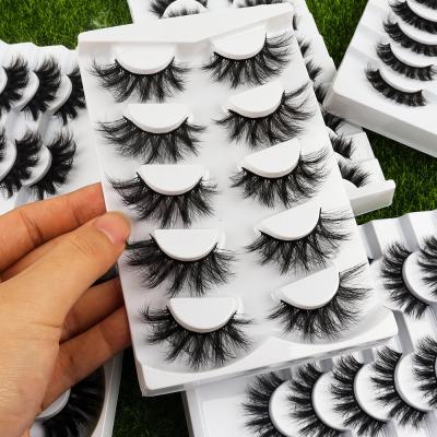 China New Private Label fluffy 3d 15-25mm vegan mink lashes 25mm full strip faux mink eyelashes wholesale for sale