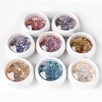 China 8 Boxes Irregular Iridescent Nail Sequins Flakes Set for Nails Art Manicure Tips for sale