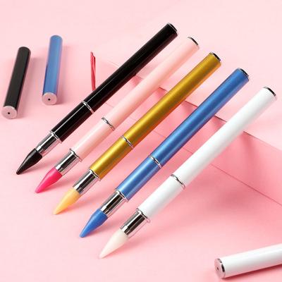 China Top Design Metal Nail Art Pencil Crystal Rhinestone Dotting Pen for Beauty Salon for sale