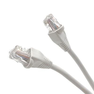 China EJE White 24/26/28AWG CAT 5E UTP Patch Cable Unshielded 1-100MHz for sale