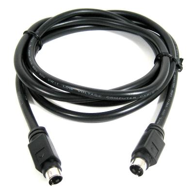 China Durable Copper Core Black AV Audio Cables High Performance 75 Ohms for sale