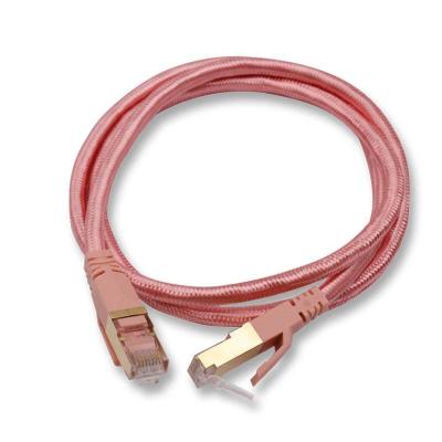 China Cable de patch Ethernet de alta velocidade FTP RJ45 Cat6A com condutor de cobre sólido à venda