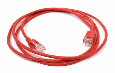 China 1.5m Cat6a UTP Patch Cord With CMX Jacketed And Anti UV Connector for sale