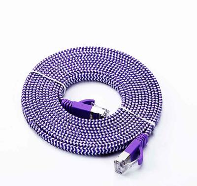 China CAT6A Ethernet Cable Color With In Purple And White/ Green/ Yellow/White/Black for sale