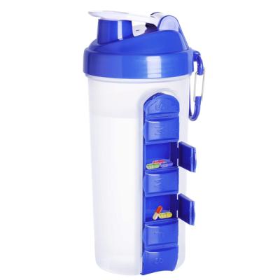 China 500ML Shaker Bottles Gym Use BPA Free and Viable Plastic Free Wholesale Protein and Sports Powder, Hot Selling Item for sale