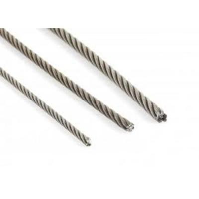 China corda de fio de aço inoxidável da corda de fio 7x7 de 1mm 7x19 1x19 6x36 à venda