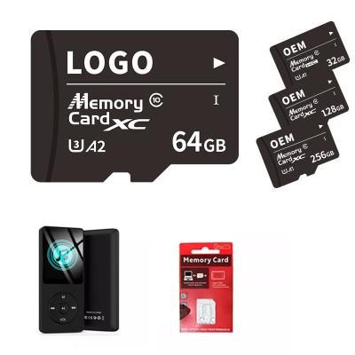 China Cartão feito sob encomenda do MP3 Tf do cartão do cartão de memória 8gb do MP3 do logotipo 16gb 32gb mini SD à venda