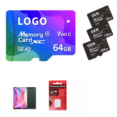 China Class 10 Micro Tf Card Memory Cards 256GB 128gb 64gb For Tablet for sale