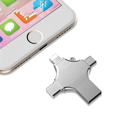 China 4 In 1 Otg Cable Flash Drive Usb 2.0 3.0 Phone Ios Type C Flash Drive for sale
