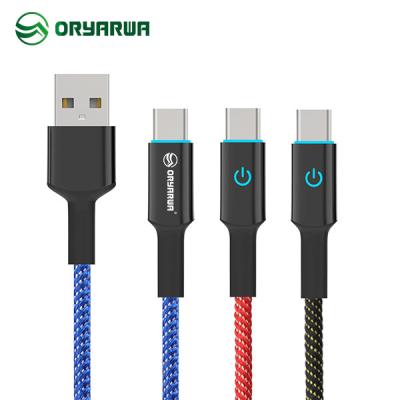 China Smart Power Off 2.0 Type-C USB Data Cable Zinc Alloy à venda