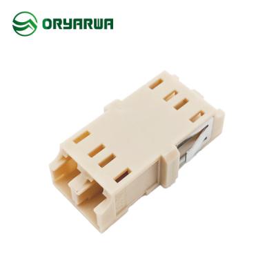 China Welded Molding Duplex LC Fiber Optic Adapter For Data Centre for sale