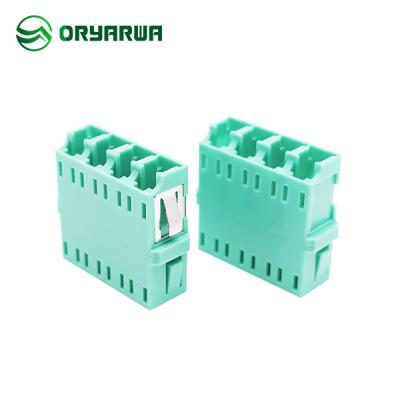 China 4 Cores Quad APC SM LC Fiber Optic Adapter / Coupler / Connector / Adaptor for sale