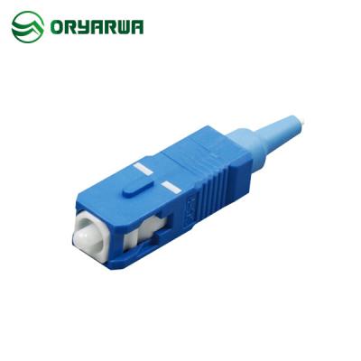 China 15.3mm Short Boot SC APC Single Mode Fiber Connector For 900um Cable for sale
