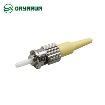 China 0.9mm Multimode ST APC Fiber Connector Simplex ISO9001 standard for sale