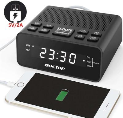 China TF Card Portable Clock Radio With 2.4 Inch 320X240 Pixels LCD Display for sale