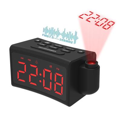 China Digital Smart FM Clock Radio With USB Port Telescopic Antenna for sale
