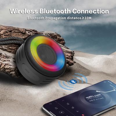 Chine haut-parleur imperméable de 1500mAh IPX7, matériel de silicone d'ABS de haut-parleur de RVB Bluetooth à vendre