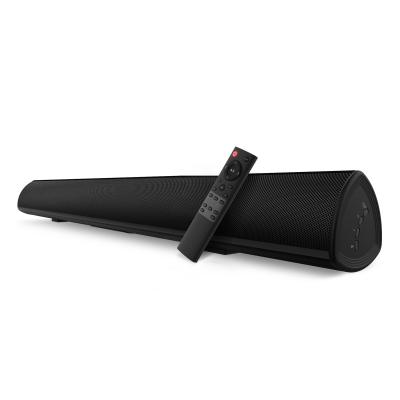China Black Wireless Bluetooth Soundbar With Subwoofer 20Hz 20KHz Frequency Response for sale