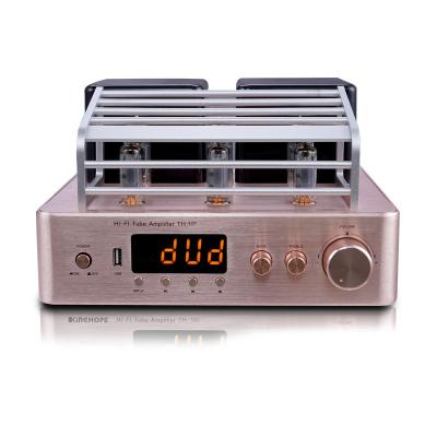 China Integrated Stereo Hybrid Vacuum Tube Audio Amplifier With Subwoofer Output MIC Output for sale