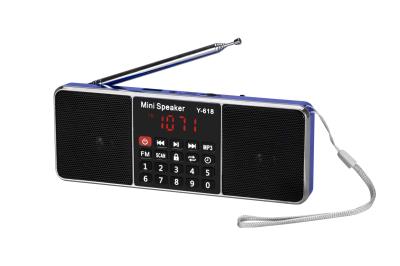 China DC 5V AM FM Battery Operated Portable Radio AUX Input For Home for sale