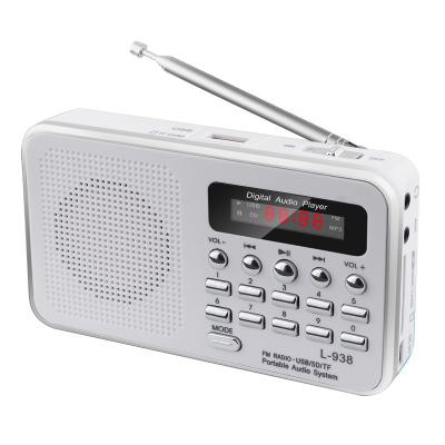 China Universal FM AM Portable Radio Player White Color Battery Operated for sale