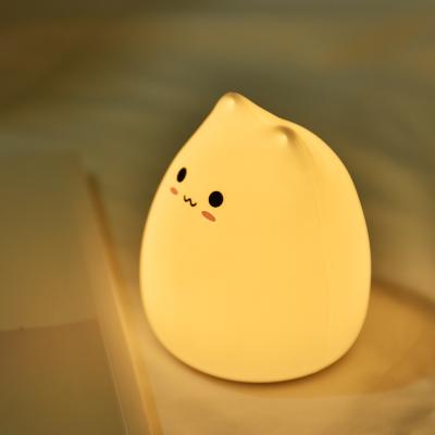 China Portable Touch Silicone Night Light Dimmable For Home Decoration for sale