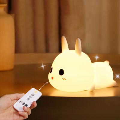 China USB Powered 1200mAh Silicone Night Light , Cute Silicone Lamp Portable Rechargeable for sale
