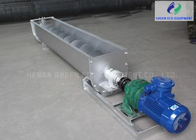 China Shaft Type Feed Screw Conveyor For Coal  Cement Sand Gravel Wear Resistance for sale
