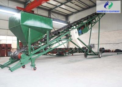 China Truck Loading Inclined Belt Conveyor Machine Mobile Sand Carbon Steel for sale