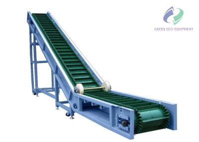 China High Inclination Angle Industrial Belt Conveyor / Sidewall Belt Conveyor DJ1400 for sale