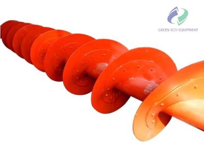 China Single Tube Screw Conveyor / Spiral Screw Conveyor For Dust Cement Sand for sale