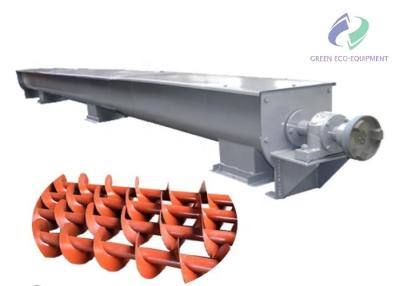China Steel Structure U Trough Screw Conveyor / Stable Concrete Screw Conveyor for sale
