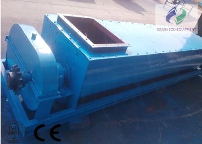 China Large Capacity Double Shafts Feed Screw Conveyor For Gypsum 40m Length for sale