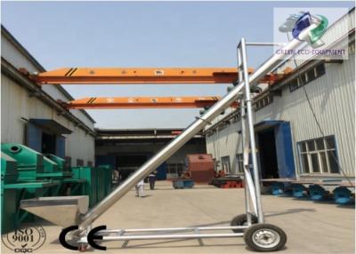 China Mobile Stainless Steel Screw Conveyor ,  Inclined Screw Conveyor For Salt Chemical for sale