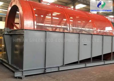 中国 都市廃棄物の分類機械、土のトロンメル スクリーンの単純構造 販売のため