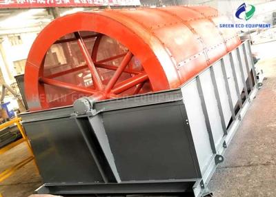 China Carbon Steel Trommel Screen Machine Sawdust Cylinder Shaker 16r/Min for sale